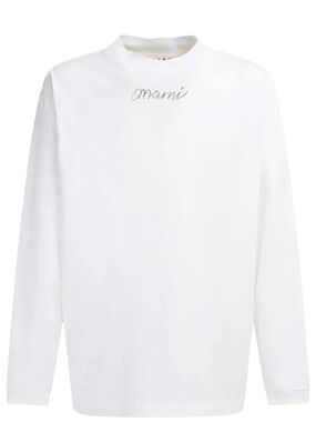 Marni Logo  Cotton T-Shirt